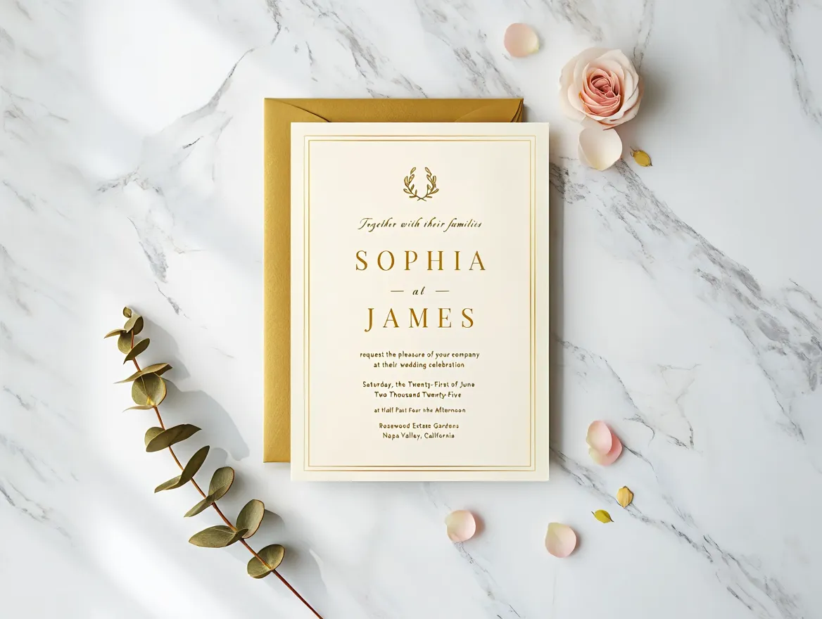 Elegant invitation design